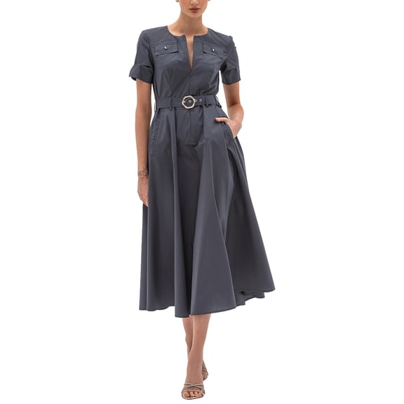 BGL womens A-Line Dress, 12, Gray