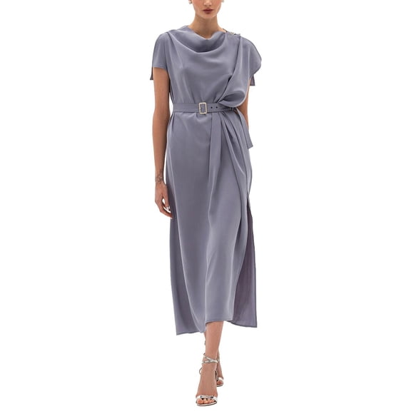 BGL womens  A-Line Dress, 2, Gray