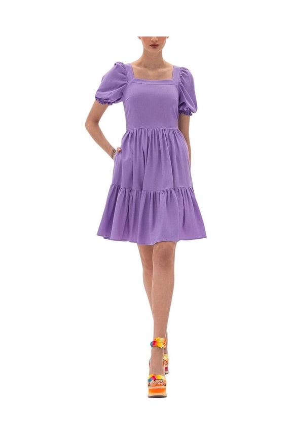 womens Linen-Blend Dress, 2
