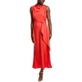 thumbnail image 1 of BGL womens  Midi Dress, 10, Red, 1 of 3