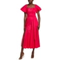thumbnail image 1 of BGL womens  Midi Dress, 2, Pink, 1 of 3