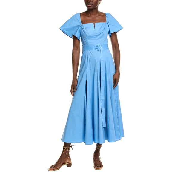 BGL womens Midi Dress, 4, Blue