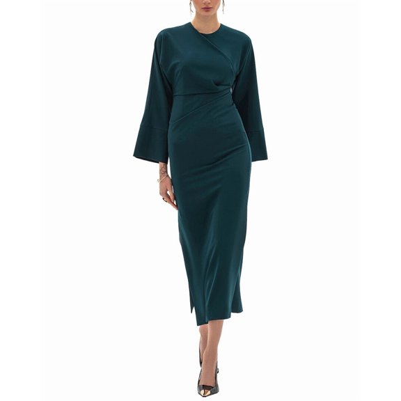 BGL womens Midi Dress, 4, Green