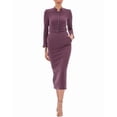 thumbnail image 1 of BGL womens  Midi Dress, 6, Purple, 1 of 3