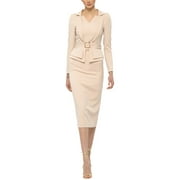 BGL womens  Wool-Blend Midi Dress, 6