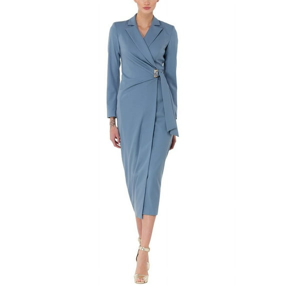 BGL womens Wool-Blend Midi Dress, 6