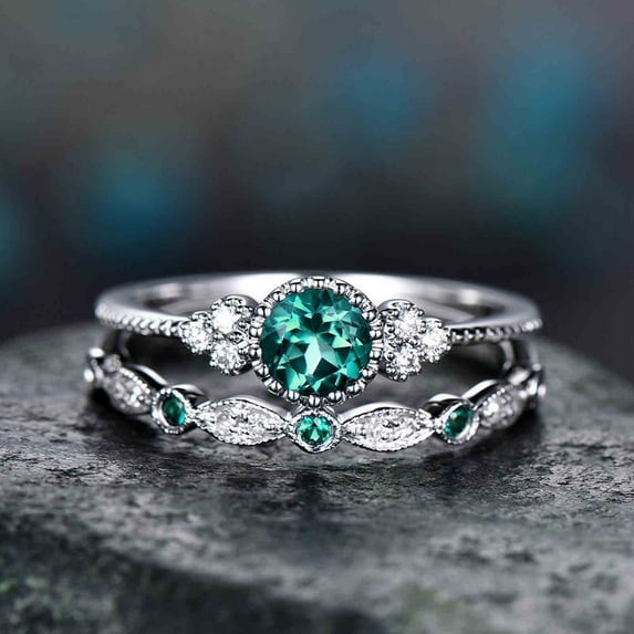 BGZLEU 4 Colors Square Cubic Zirconia Engagement Rhinestone Rings,925 Sterling Silver Engagement Ring,Cubic Zirconia & Simulated Gemstone Promise Engagement Ring,Gemstone Birthstone Promise Ring
