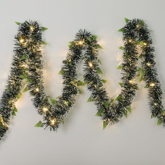 Loyerfyivos Christmas Ribbon Stretch Lights Strip Ambient Lights Beads Decoration Strip Party Decoration Shop Colourful String Lights Wool Strip Lights