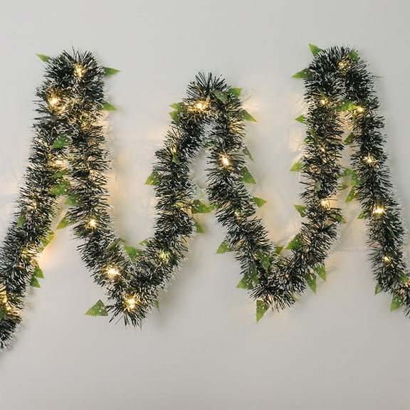 Loyerfyivos Christmas Ribbon Stretch Lights Strip Ambient Lights Beads Decoration Strip Party Decoration Shop Colourful String Lights Wool Strip Lights