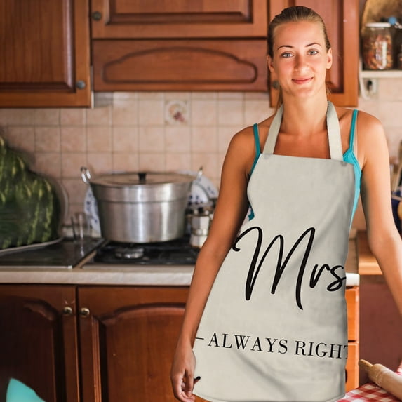 BGZLEU Apron - Sweet Couple Aprons, Women Valentine's Day Gift Baking Cooking Gift Bulk Valentines Day Gifts for Her Engagement Wedding Valentines Day Kitchen Decoration