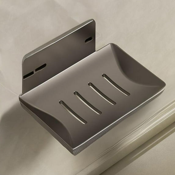 BGZLEU Bar Soap Holder for Shower,Strong Hold Soap Saver, Wall Mounted & Self-Adhesive Stainless Steel Bath Soap Dish Rack for Shower Bathroom Tub Bathroom, Strong Rustproof Soap Tray for Shower