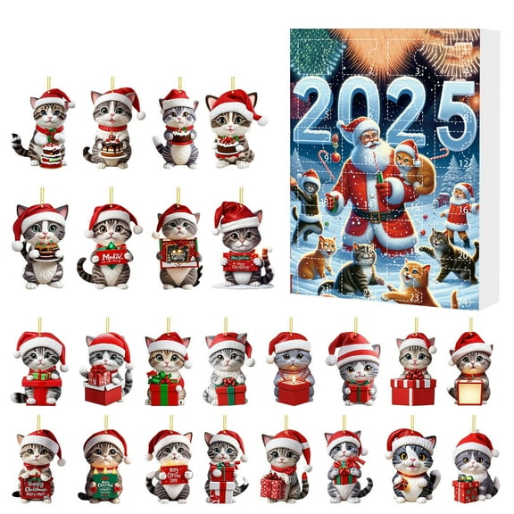 BGZLEU Christmas Advent Calendar 2025 for Girls and Boys With 24 Days Unique Gift Christmas Countdown Calendar Unique Cute Cartoon Blind Box DIY Creative Charm Toys Dolls