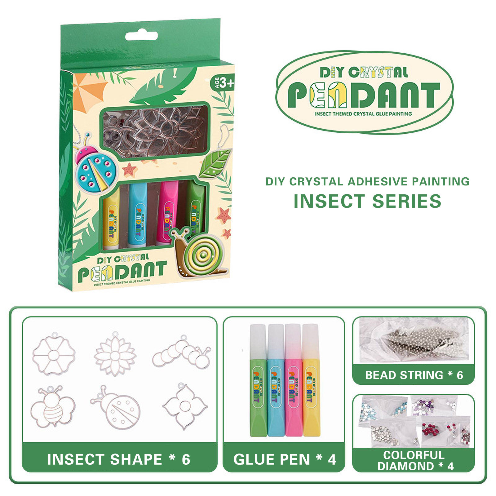 BGZLEU DIY Crystal Paint Arts and Crafts Set Christmas Gift, BakeFree