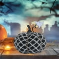 thumbnail image 1 of BGZLEU Fabric Decorative Soft Wool Pumpkin Exquisite Polyester Pumpkins Thanksgiving Halloween Party Decoration, Halloween Thanksgiving Party Fabric Pumpkin Decoration (Black), 1 of 6