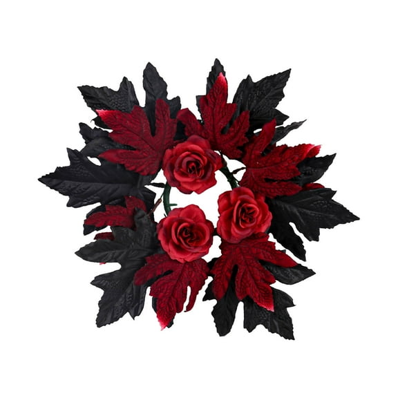 BGZLEU Fall Wreaths for Front Door,22 Inch Artificial Fall Wreath,Orange/Red Autumn Wreath,Thanksgiving Halloween Indoor Outdoor Home Decorations with Maple Berry Rose Pumpkin Leaves