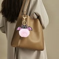 thumbnail image 1 of BGZLEU Halloween Bats Keychain Accessories Car Cute Pom Fuzzy Keychain For Handbag Backpack Purse, 1 of 6