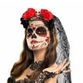 thumbnail image 1 of BGZLEU Halloween Headbands Made Of Polyester Fabric For Holiday Decoration Floral Hair Accessories Female Skulls Ghost Hands Face Yarn Headband, 1 of 6