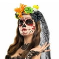 thumbnail image 1 of BGZLEU Halloween Headbands Made Of Polyester Fabric For Holiday Decoration Floral Hair Accessories Female Skulls Ghost Hands Face Yarn Headband, 1 of 6