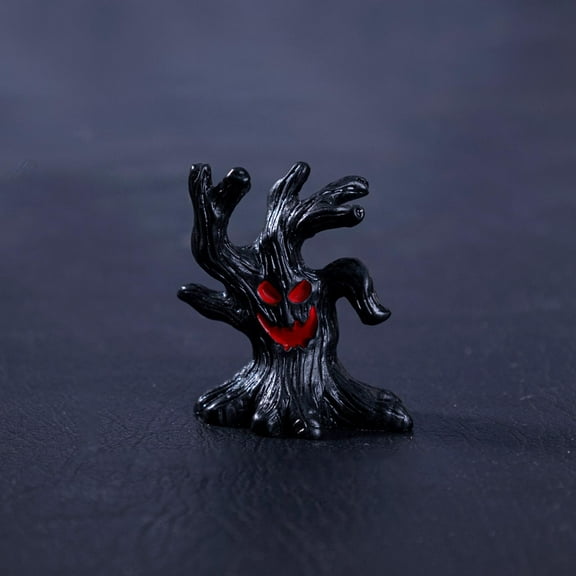 BGZLEU Halloween Miniature Pumpkin Figurines Mini Resin Pumpkin Ghost Ornaments Fairy Halloween Garden Adornments Pumpkin Doll Miniature Landscape for Home Outdoor Garden Decoration (Vivid Style)
