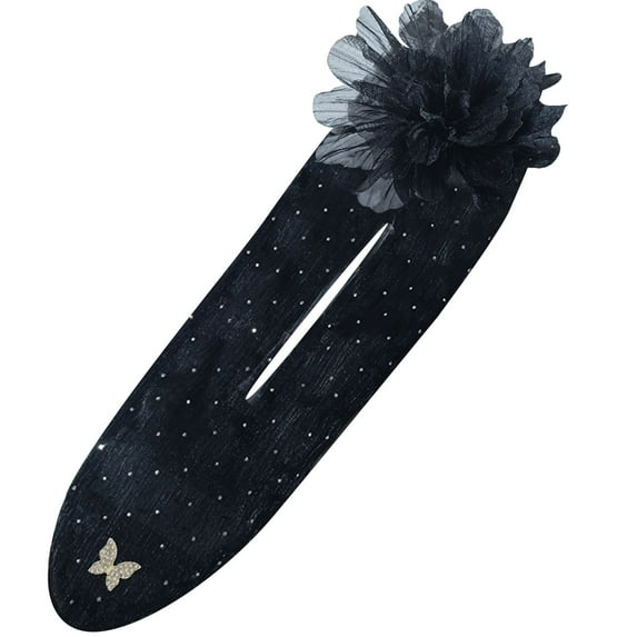 BGZLEU Hand Embroidered Flowers Hair Bun Ball Hair Clip,Flower Hair Bun Roller,Flower Hair Bun Roller, Flower Hair Clip,Easy Fast Snap Roll Hair Accessories for Women