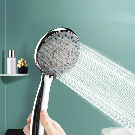 BGZLEU Hand Shower,Shower Head,3-Setting Hand Shower,Portable Electroplated Three Shower Head, Chrome Face Handheld Shower with Hose for the Ultimate Shower Experience!