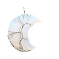 thumbnail image 1 of BGZLEU Healing Crystal Necklace, Tree Life Wire Wrapped Crescent Moon Necklace, Natural Stone Pendant Necklaces, Mothers Day Gifts for Mom, Gemstone Jewelry Gifts for Women, 1 of 7