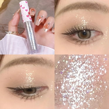 BGZLEU Liquid Eyeshadow,Quick-drying Sequin Pearlescent Eye Makeup Cosmetic,Valentine's Day Gift,Makeup Eye Shadow