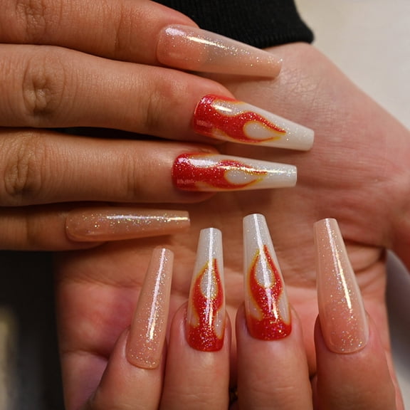 BGZLEU Magic Nail Art,Various Colors To Choose From Wearable Nails - Pink Green Purple Brown Black Press-Wearing Nail Patches Manicure,Patches Detachable Nail Patches,Fake Nails