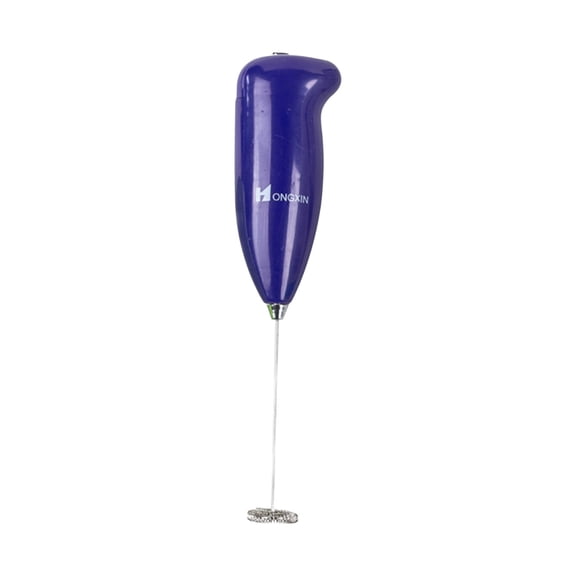 BGZLEU Powerful Milk Frother for Coffee - Portable & Compact Handheld Foam Maker for Lattes, Cappuccinos, Matcha, Hot Chocolate - Milk Foamer Frother - No Stand Electric Whisk (Purple)