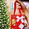 thumbnail image 1 of BGZLEU Small Christmas Gift Bags with Tissue Paper, Non-Woven Christmas Treat Bags Reusable Tote Bags with Handles for Kids Candy Goodie Bags Christmas Bags Xmas Party Favors, 1 of 7