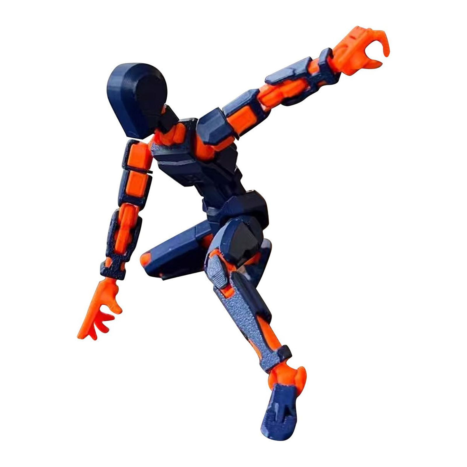 BGZLEU Titan 13 Action Figure,Assembly Needed Dummy 13 Action Figure Lucky 13 Action Figure T13 Action Figure 3D Printed Multi-Jointed Movable Action Figure Toy
