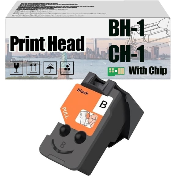 BH-1 CH-1 BH1 CH1 Print Head Printhead, Compatible for Canon G1100 G2100 G3100 G4100 G1110 G1111 G2110 G2111 G3110 G3111 G4110 G4111 Printers —— High Print Volume with Chip