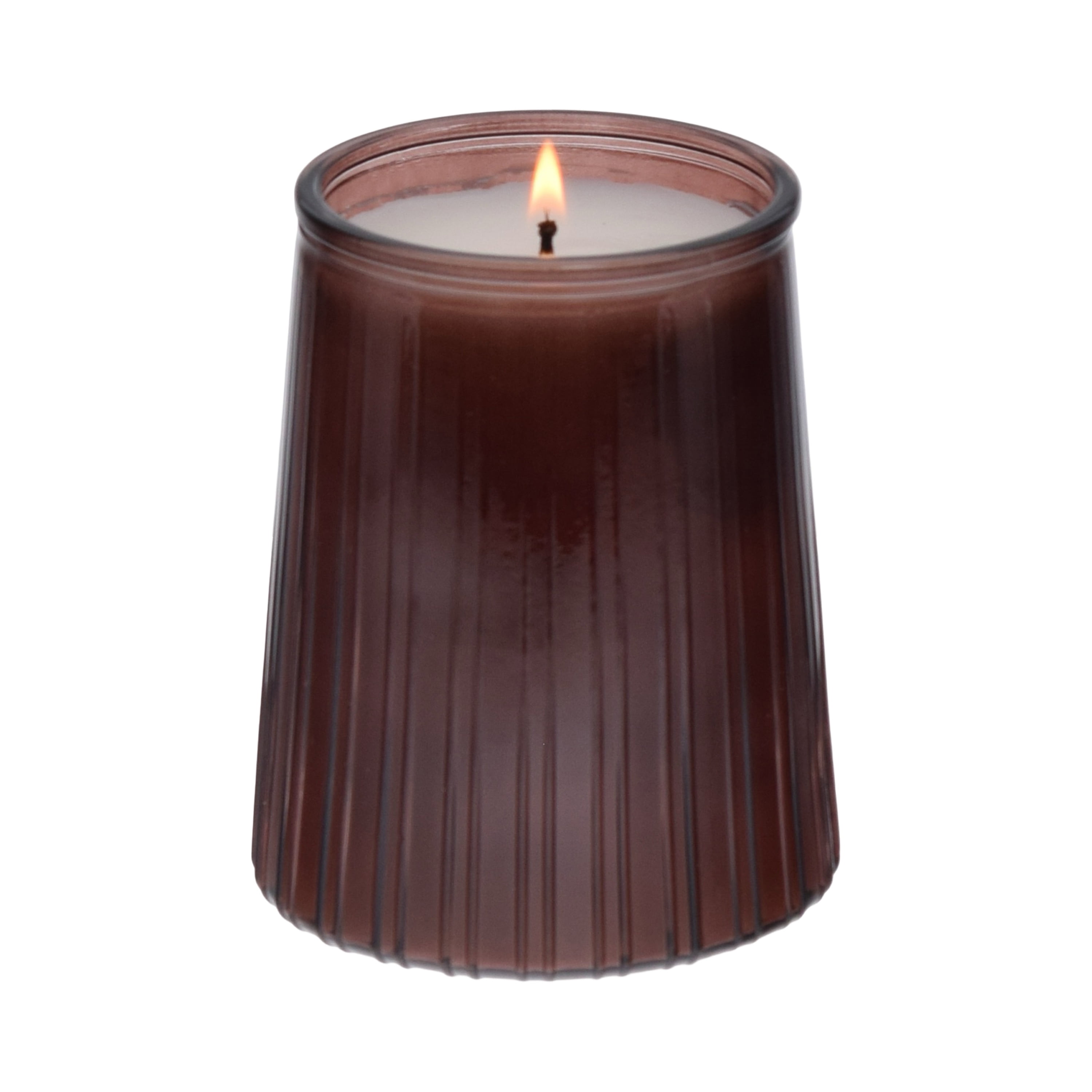 Better Homes & Gardens Firewood and Spice 1-Wick 16.1oz Ribbed Jar Candle