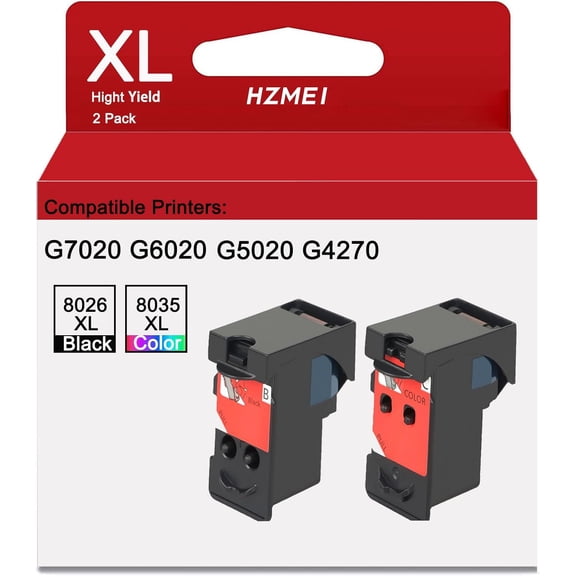 BH-20 CH-20 Printhead Compatible for Canon PIXMA G7020 G6020 G5020 G3260 G2260 MegaTank Printer Head Ink Cartridge PG 8026XL 8035XL Set Combo Pack