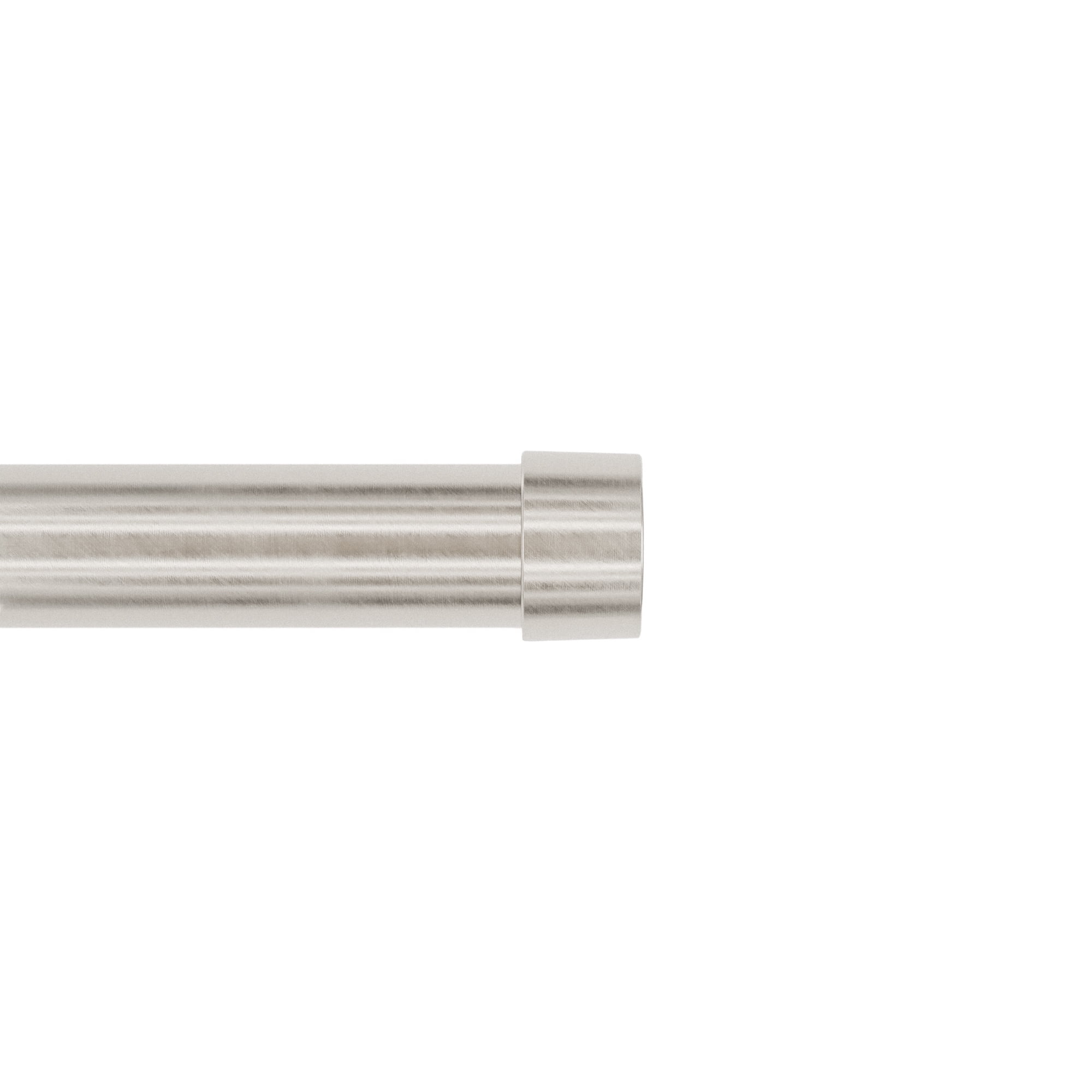 Better Homes & Gardens 5/8" Plated Nickel Adjustable Add on Curtain Rod Kit, 32-120"