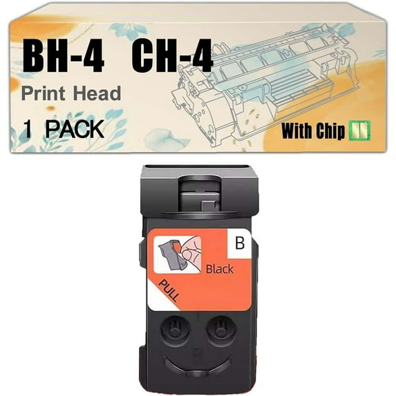 BH-4 CH-4 BH4 CH4 Printhead Compatible Replacement for Canon G1400 G1410 G1411 G1416 G2400 G2410 G2411 G2415 G3400 G3410 G3411 G3415 G4400 G4410 G4411 Printers Print Head Combo Pack