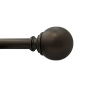 Better Homes & Gardens 1" Oil-Rubbed Bronze Metal Ball Single Curtain Rod 32-120"