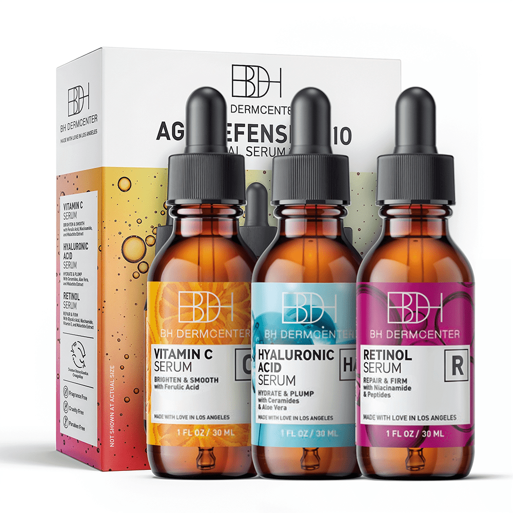 BH Dermcenter Age Defense Trio Anti-Aging Serum Set for Face and