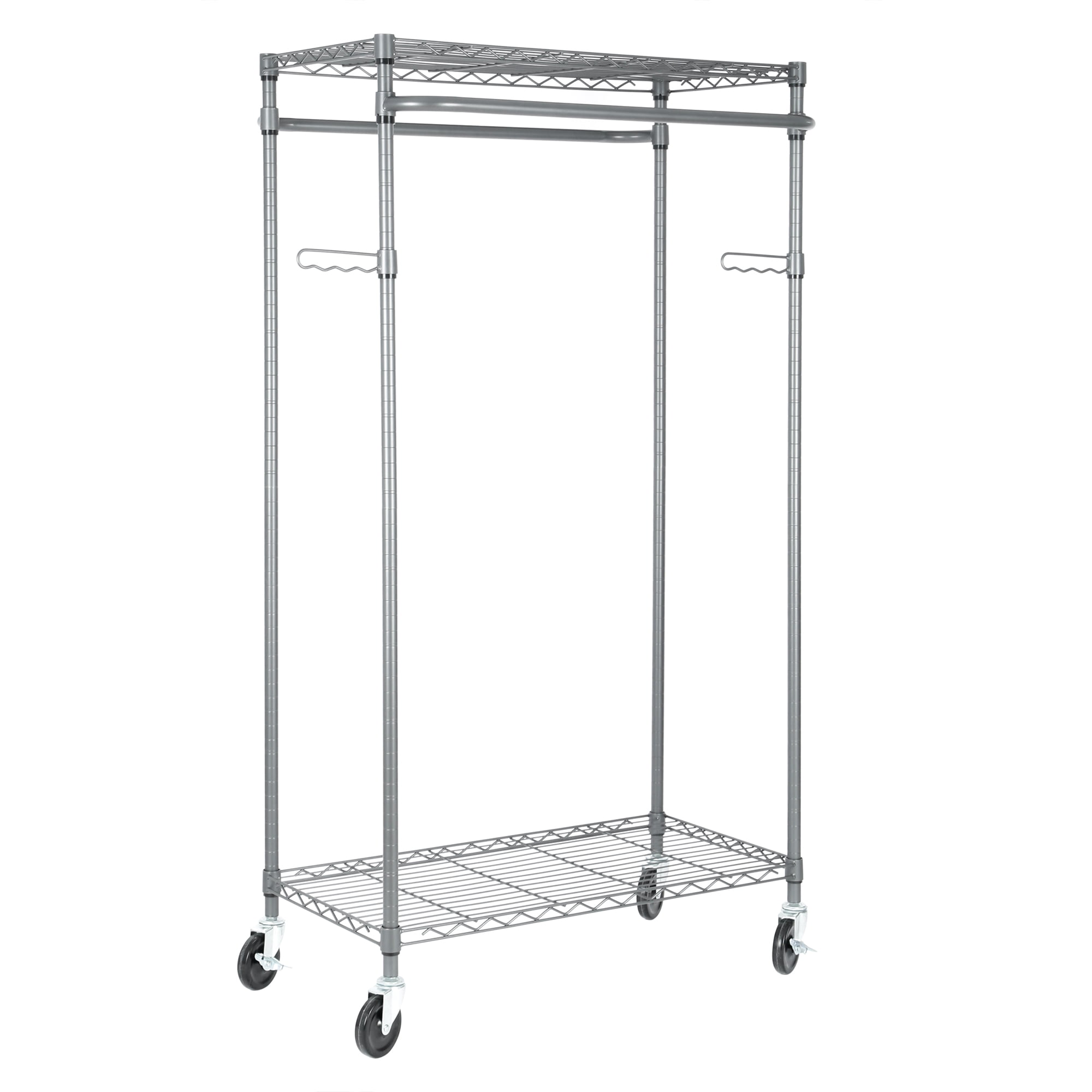 Better Homes & Gardens Double Hanging Garment Rack, 38.2W x 23.6D x 66 ...