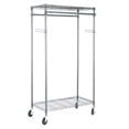 thumbnail image 1 of Better Homes & Gardens Double Hanging Garment Rack, 38.2W x 23.6D x 66.1H in, Gunmetal Finish, Gray, 1 of 12