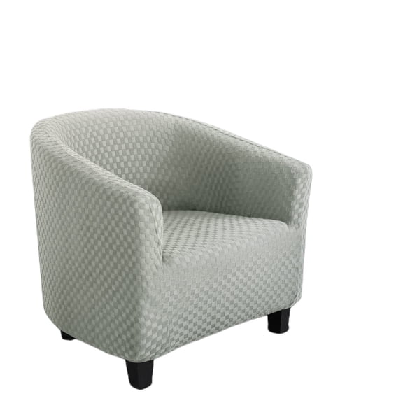 BH-JJSMGS 1 Piece Jacquard Club Chair Slipcover Stretch Club Chair Cover Furniture Protector for Living Room Barrel Chair Cover Armchair Cover