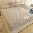 thumbnail image 1 of BH-JJSMGS Elastic Bed Sheets, Elastic Bedsheets Queen/King/Full/Double Size, Luxury Waterproof Breathable Mattress Protector Covers (Beige,Queen), 1 of 7