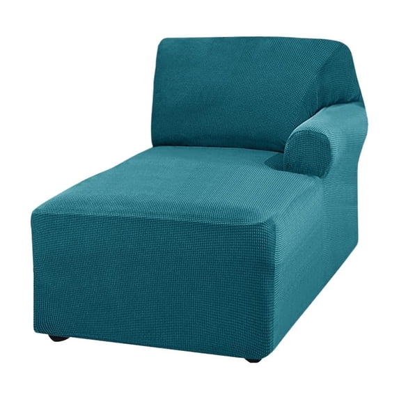 BH-JJSMGS Jacquard Chaise Lounge Cover,Modern Polar Fleece sectional Sofa slipcover,Stretch Left/Right Armchair Cover for loveseat L Shaped Sofa