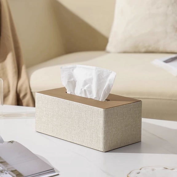 BH-JJSMGS Modern Tissue Box Covers Rectangle Tissue Box Holders Facial Paper Tissue Holder Cover Cube Box Cover Holders Decorative Box Holderss