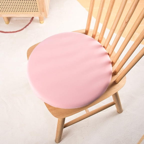 BH-JJSMGS Round Memory Foam Chair Pad 12"/14"/16"/18" Round Seat Cushion for Dining Kitchen Chair Stool,Detachable Circle Chair Seat Cushion with Non-Slip Backing