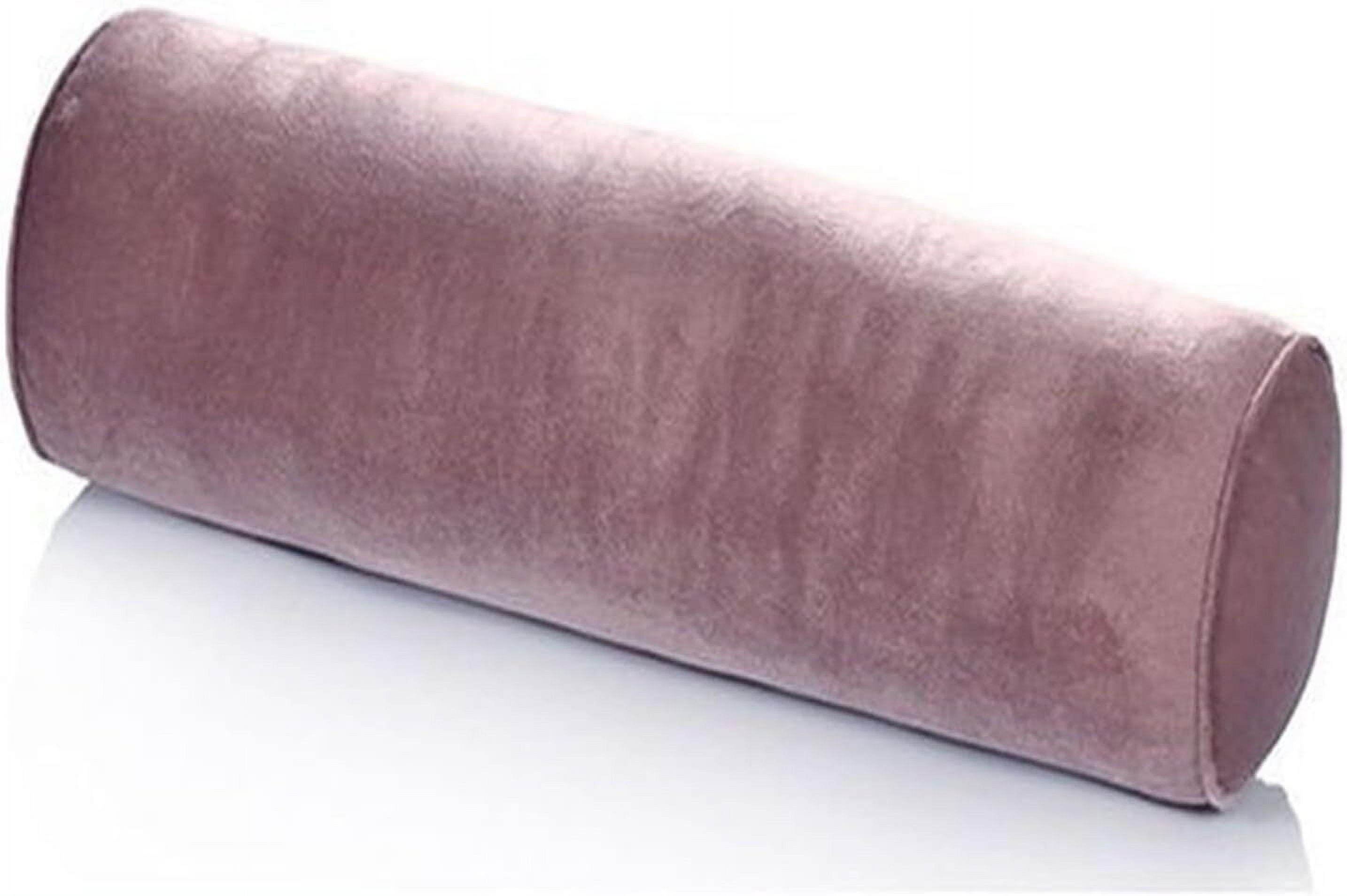 BH-JJSMGS Velvet Round Cervical Roll Cylinder Bolster Sleep Pillow with Removable Washable Cover, Full Moon Bolster for Knee/Leg/Neck Round Cylinder Pillow for Sleeping on Side or Back