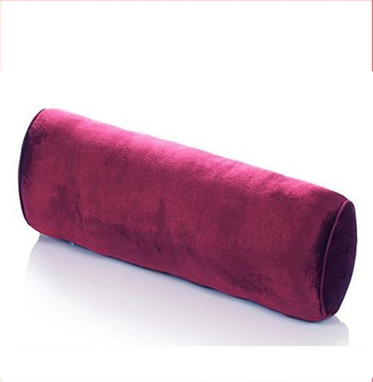BH-JJSMGS Velvet Round Cervical Roll Cylinder Bolster Sleep Pillow with Removable Washable Cover, Full Moon Bolster for Knee/Leg/Neck Round Cylinder Pillow for Sleeping on Side or Back