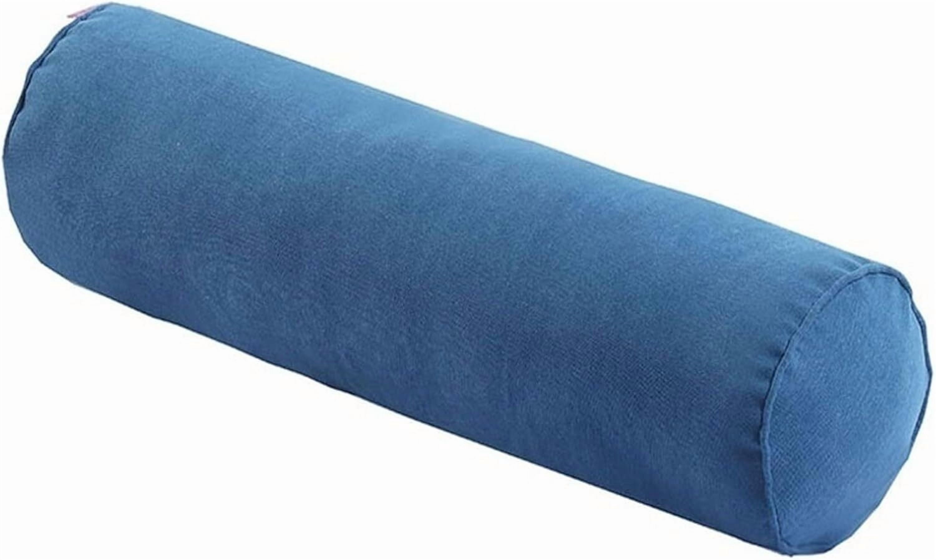 BH-JJSMGS Velvet Round Cervical Roll Cylinder Bolster Sleep Pillow with Removable Washable Cover, Full Moon Bolster for Knee/Leg/Neck Round Cylinder Pillow for Sleeping on Side or Back