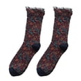 thumbnail image 1 of BH-JJSMGS Women's Vintage Floral Socks, Cute Embroidered Frilly Floral Crew Socks, Cozy Flower Jacquard Casual, 1 of 5