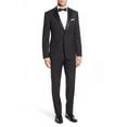 thumbnail image 1 of BH Men's Single Breasted Slim Fit Notch Lapel 2-Piece Formal Tuxedo Suit Set, 1 of 4